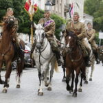 12.08.2017 Kielce. Marsz Szlakiem Pierwszej Kompanii Kadrowej wkroczył do Kielc. Kawaleria. / Jarosław Kubalski - Radio Kielce / Marsz Szlakiem Pierwszej Kompanii Kadrowej wkroczył do Kielc
