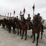 12.08.2017 Kielce. Marsz Szlakiem Pierwszej Kompanii Kadrowej wkroczył do Kielc. Kawaleria konna. / Jarosław Kubalski - Radio Kielce / Marsz Szlakiem Pierwszej Kompanii Kadrowej wkroczył do Kielc