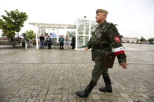 13.08.2017 Daleszyce. Uroczystości z okazji 73. rocznicy wymarszu I Batalionu 4 Pułku Piechoty Legionów Armii Krajowej na pomoc walczącej Warszawie. / Jarosław Kubalski - Radio Kielce / 73. rocznica wymarszu I Batalionu 4 Pułku Piechoty Legionów Armii Krajowe do Warszawy.