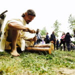 13.08.2017 Nowa Słupia. Dymarki w Centrum Kulturowo- Archeologicznym. / Jarosław Kubalski - Radio Kielce / Dymarki w Nowej Słupi