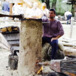 13.08.2017 Nowa Słupia. Dymarki w Centrum Kulturowo- Archeologicznym. / Jarosław Kubalski - Radio Kielce / Dymarki w Nowej Słupi