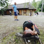 13.08.2017 Nowa Słupia. Dymarki w Centrum Kulturowo- Archeologicznym. / Jarosław Kubalski - Radio Kielce / Dymarki w Nowej Słupi