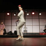 13.08.2017 Kielce. Letnia scena przed KCK. Koncert z cyklu "Tarasy Sztuki". Występ zespołu Corazon Flamenco. Magda Navarrete, Marek Fedor i Andrzej Lewocki. / Jarosław Kubalski - Radio Kielce / Koncert zespołu Corazon Flamenco przed KCK