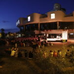 13.08.2017 Kielce. Letnia scena przed KCK. Koncert z cyklu "Tarasy Sztuki". Występ zespołu Corazon Flamenco. / Jarosław Kubalski - Radio Kielce / Koncert zespołu Corazon Flamenco przed KCK