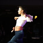 13.08.2017 Kielce. Letnia scena przed KCK. Koncert z cyklu "Tarasy Sztuki". Występ zespołu Corazon Flamenco. Anna Iberszer. / Jarosław Kubalski - Radio Kielce / Koncert zespołu Corazon Flamenco przed KCK