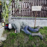 15.08.2017 Zrecze Chałupczańskie. Dożynki gminy Chmielnik. Dekoracje we wsi. / Jarosław Kubalski - Radio Kielce / Dożynki w Zreczu Chałupczańskim.