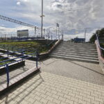 21.08.2017 Włoszczowa.  Stacja kolejowa Włoszczowa Północ. Dojście na peron 2 z uwagi na remont peronu 1. / Jarosław Kubalski  /  Radio Kielce / Włoszczowa Północ. Dojście na peron 2 stacji.