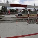 21.08.2017 Włoszczowa.  Stacja kolejowa Włoszczowa Północ. Dojście na peron 2 z uwagi na remont peronu 1. / Jarosław Kubalski  /  Radio Kielce / Włoszczowa Północ. Dojście na peron 2 stacji.