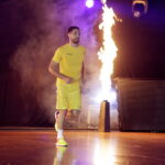 31.08.2017 Kielce. Prezentacja zespołu PGE Vive Kielce. Blaz Janc / Jarosław Kubalski  /  Radio Kielce / Kielce. Prezentacja zespołu PGE Vive Kielce