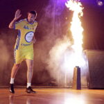 31.08.2017 Kielce. Prezentacja zespołu PGE Vive Kielce. Dean Bombać / Jarosław Kubalski  /  Radio Kielce / Kielce. Prezentacja zespołu PGE Vive Kielce