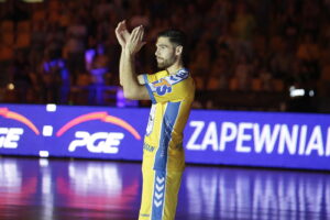 31.08.2017 Kielce. Prezentacja zespołu PGE Vive Kielce. Blaz Janc / Jarosław Kubalski / Radio Kielce / Kielce. Prezentacja zespołu PGE Vive Kielce