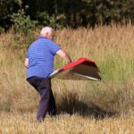 Masłów. Wypadek szybowca (17.08.2017) / Robert Felczak - Radio Kielce / 17.08.2017. Masłów. Wypadek szybowca na lotnisku