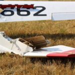 Masłów. Wypadek szybowca (17.08.2017) / Robert Felczak - Radio Kielce / 17.08.2017. Masłów. Wypadek szybowca na lotnisku