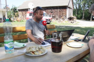 09.08.2017 Bałtów. Letni Raport Dnia / Krzysztof Bujnowicz - Radio Kielce / Bałtów