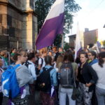 06.08.2017 Wiślica. Pielgrzymi wyruszyli z Wiślicy. / Kamil Włosowicz / Piesza pielgrzymka pod hasłem „Idźcie i głoście. Z Maryją niesiemy światu Chrystusa” wyruszyła z Wiślicy