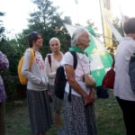 06.08.2017 Wiślica. Pielgrzymi wyruszyli z Wiślicy. / Kamil Włosowicz / Piesza pielgrzymka pod hasłem „Idźcie i głoście. Z Maryją niesiemy światu Chrystusa” wyruszyła z Wiślicy