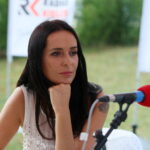09.08.2017 Kielce. Stacja: Wakacje! Suknie ślubne w ogródku Radio Kielce. / Marzena Mąkosa / Anna Skuratowicz
