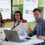 09.08.2017 Kielce. Stacja: Wakacje! Suknie ślubne w ogródku Radio Kielce. / Marzena Mąkosa / Anna Skuratowicz, Magdalena Prokop-Elghoriny