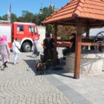 (17.08.2017) Badanie studni zamkowej w Sandomierzu, które przeprowadzili strażacy z PSP. / Muzeum Okręgowe Sandomierz / Badanie studni zamkowej w Sandomierzu, które przeprowadzili strażacy z PSP.