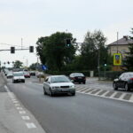 28.07.2017 Kostomłoty. Fragment drogi krajowej nr 74. / Marzena Mąkosa / Radio Kielce