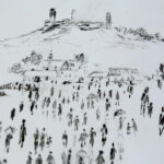 01.08.2017 Chęciny. Plener malarski w Chęcinach. / Marzena Mąkosa - Radio Kielce / Plener malarski.