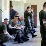 01.08.2017 Kielce. Honorowe oddawanie krwi w jednostce na Bukówce. / Marzena Mąkosa - Radio Kielce / Honorowe oddawanie krwi.