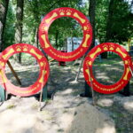 01.08.2017 Kielce. Budowa parku dla psów nad kieleckim zalewem. / Marzena Mąkosa - Radio Kielce / Park dla psów