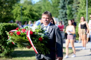 01.08.2017 Kielce. Obchody 73. rocznicy wybuchu Powstania Warszawskiego. / Marzena Mąkosa - Radio Kielce / Obchody 73. rocznicy wybuchu Powstania Warszawskiego. Andrzej Wilkosz (Prawo i Sprawiedliwość)