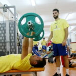 01.08.2017 Kielce. Trening piłkarzy ręcznych na Hali Legionów. / Marzena Mąkosa - Radio Kielce / Trening KS Vive TAURON Kielce