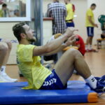 01.08.2017 Kielce. Trening piłkarzy ręcznych na Hali Legionów. / Marzena Mąkosa - Radio Kielce / Trening KS Vive TAURON Kielce. Mateusz Jachlewski