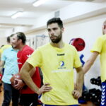 01.08.2017 Kielce. Trening piłkarzy ręcznych na Hali Legionów. / Marzena Mąkosa - Radio Kielce / Trening KS Vive TAURON Kielce. Blaz Janc