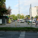 02.08.2017 Kielce. Miski z wodą dla psów. / Marzena Mąkosa - Radio Kielce / Miski z wodą dla psów na Krakowskiej Rogatce przy punkcie Ksero