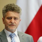 04.08.2017 Kielce. Konferencja prasowa. Podsumowanie pierwszych dni składania wniosków w ramach programu Rodzina 500 Plus. / Marzena Mąkosa - Radio Kielce / Senator RP - Krzysztof Słoń