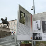 04.08.2017 Kielce. Wystawa o Marszałku Piłsudskim na placu Wolności. / Marzena Mąkosa - Radio Kielce / Wystawa dotycząca Marszałka Józefa Piłsudskiego na Placu Wolności