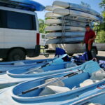 05.08.2017 Morawica. Spływ kajakowy Nidą. / Marzena Mąkosa - Radio Kielce / Spływ kajakowy Nidą