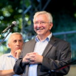 05.08.2017 Kazimierza Wielka. Potańcówka z Radiem Kielce / Marzena Mąkosa - Radio Kielce / Potańcówka z Radiem Kielce. Poseł Krzysztof Lipiec