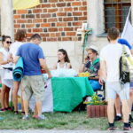 05.08.2017 Wiślica. Msza otwarcia 36. pieszej kieleckiej pielgrzymki pod przewodnictwem biskupa kieleckiego Jana Piotrowskiego. / Marzena Mąkosa - Radio Kielce / Otwarcie 36. pieszej kieleckiej pielgrzymki w Wiślicy