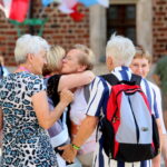 05.08.2017 Wiślica. Msza otwarcia 36. pieszej kieleckiej pielgrzymki pod przewodnictwem biskupa kieleckiego Jana Piotrowskiego. / Marzena Mąkosa - Radio Kielce / Otwarcie 36. pieszej kieleckiej pielgrzymki w Wiślicy