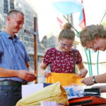 05.08.2017 Wiślica. Msza otwarcia 36. pieszej kieleckiej pielgrzymki pod przewodnictwem biskupa kieleckiego Jana Piotrowskiego. / Marzena Mąkosa - Radio Kielce / Otwarcie 36. pieszej kieleckiej pielgrzymki w Wiślicy