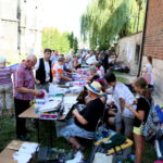 05.08.2017 Wiślica. Msza otwarcia 36. pieszej kieleckiej pielgrzymki pod przewodnictwem biskupa kieleckiego Jana Piotrowskiego. / Marzena Mąkosa - Radio Kielce / Otwarcie 36. pieszej kieleckiej pielgrzymki w Wiślicy