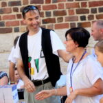 05.08.2017 Wiślica. Msza otwarcia 36. pieszej kieleckiej pielgrzymki pod przewodnictwem biskupa kieleckiego Jana Piotrowskiego. / Marzena Mąkosa - Radio Kielce / Otwarcie 36. pieszej kieleckiej pielgrzymki w Wiślicy