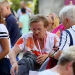 05.08.2017 Wiślica. Msza otwarcia 36. pieszej kieleckiej pielgrzymki pod przewodnictwem biskupa kieleckiego Jana Piotrowskiego. / Marzena Mąkosa - Radio Kielce / Otwarcie 36. pieszej kieleckiej pielgrzymki w Wiślicy