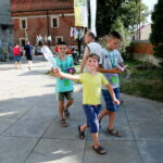 05.08.2017 Wiślica. Msza otwarcia 36. pieszej kieleckiej pielgrzymki pod przewodnictwem biskupa kieleckiego Jana Piotrowskiego. / Marzena Mąkosa - Radio Kielce / Otwarcie 36. pieszej kieleckiej pielgrzymki w Wiślicy