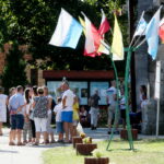 05.08.2017 Wiślica. Msza otwarcia 36. pieszej kieleckiej pielgrzymki pod przewodnictwem biskupa kieleckiego Jana Piotrowskiego. / Marzena Mąkosa - Radio Kielce / Otwarcie 36. pieszej kieleckiej pielgrzymki w Wiślicy