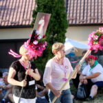 05.08.2017 Wiślica. Msza otwarcia 36. pieszej kieleckiej pielgrzymki pod przewodnictwem biskupa kieleckiego Jana Piotrowskiego. / Marzena Mąkosa - Radio Kielce / Otwarcie 36. pieszej kieleckiej pielgrzymki w Wiślicy