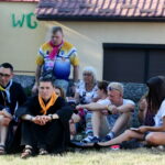 05.08.2017 Wiślica. Msza otwarcia 36. pieszej kieleckiej pielgrzymki pod przewodnictwem biskupa kieleckiego Jana Piotrowskiego. / Marzena Mąkosa - Radio Kielce / Otwarcie 36. pieszej kieleckiej pielgrzymki w Wiślicy