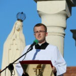 05.08.2017 Wiślica. Msza otwarcia 36. pieszej kieleckiej pielgrzymki pod przewodnictwem biskupa kieleckiego Jana Piotrowskiego. / Marzena Mąkosa - Radio Kielce / Otwarcie 36. pieszej kieleckiej pielgrzymki w Wiślicy