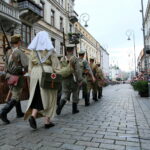 06.08.2017 Kielce. Rekonstrukcja pod Hotelem Bristol. / Marzena Mąkosa - Radio Kielce / Pod hotelem Bristol odtworzono potyczkę z 1914 roku