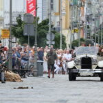 06.08.2017 Kielce. Rekonstrukcja pod Hotelem Bristol. / Marzena Mąkosa - Radio Kielce / Pod hotelem Bristol odtworzono potyczkę z 1914 roku