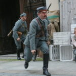 06.08.2017 Kielce. Rekonstrukcja pod Hotelem Bristol. / Marzena Mąkosa - Radio Kielce / Pod hotelem Bristol odtworzono potyczkę z 1914 roku